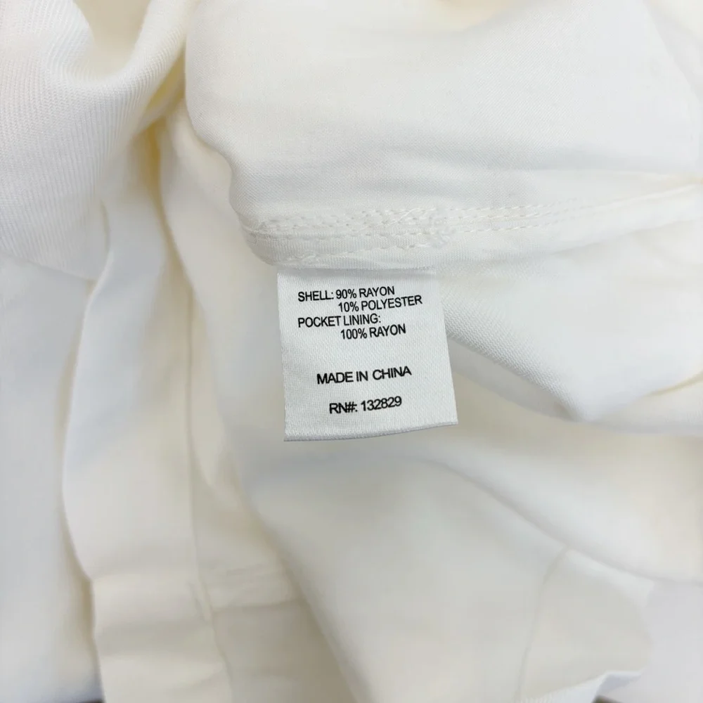 L’Academie Dylan Romper in White Size S